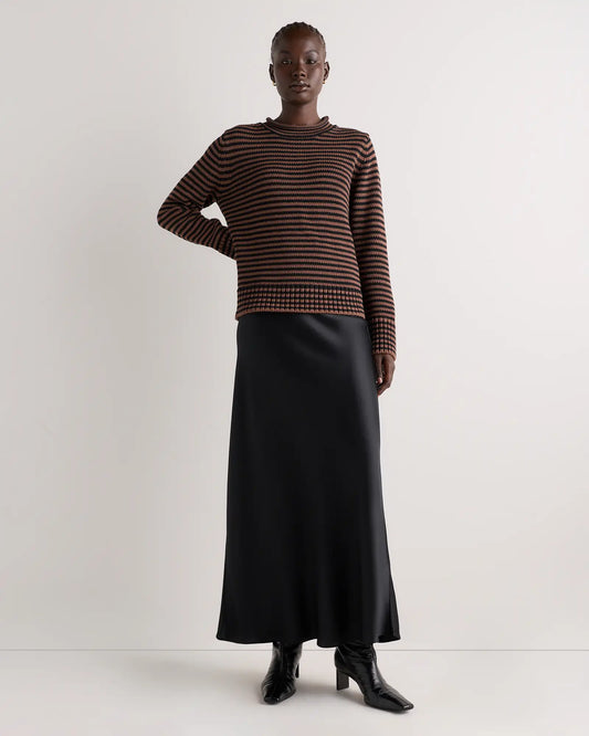 100% Organic Cotton Roll Neck Sweater - US 9159