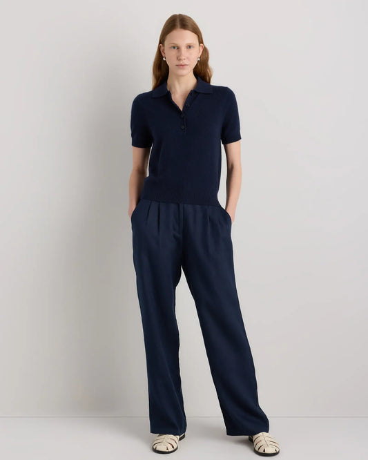 Mongolian Cashmere Short Sleeve Polo - US 0192