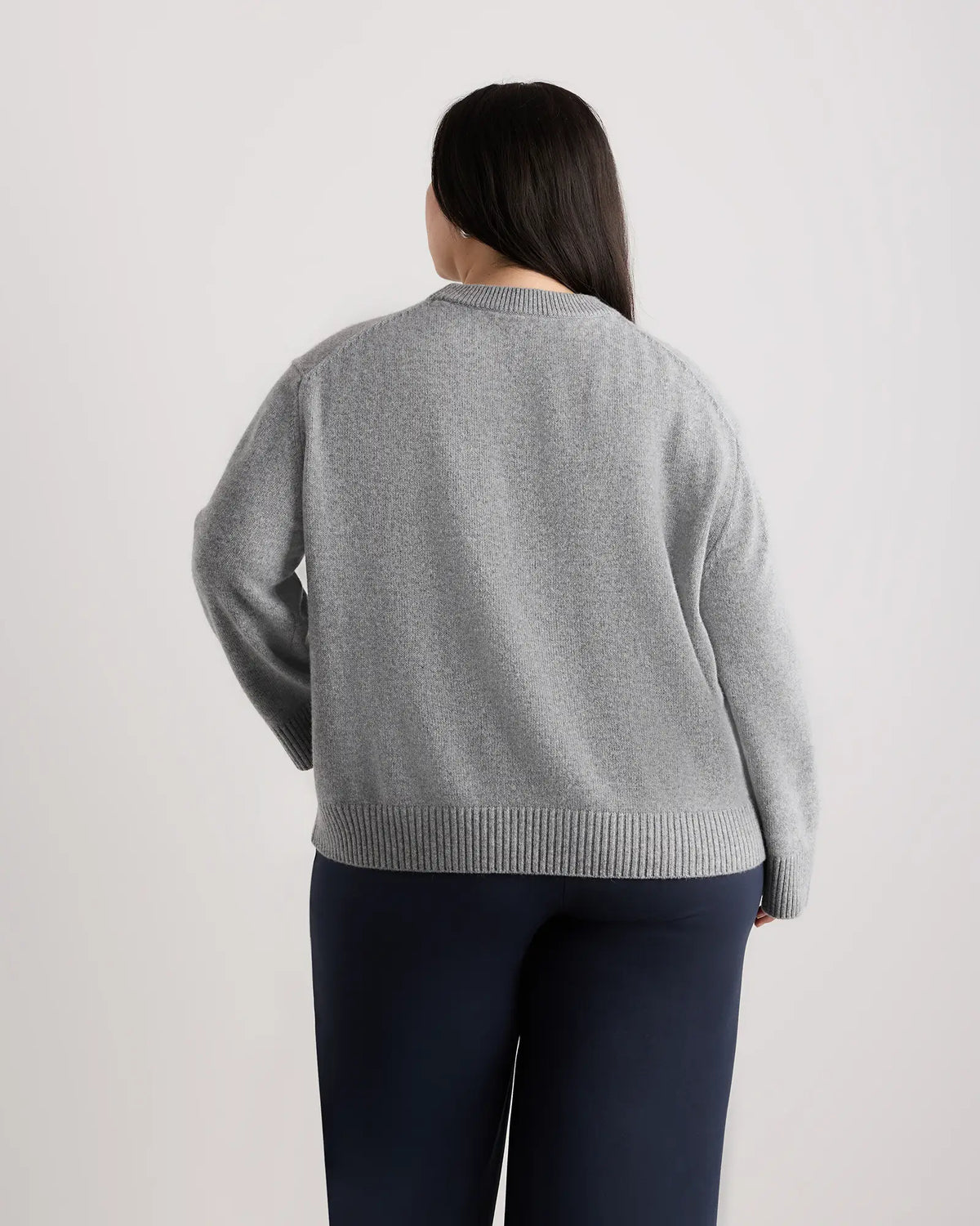 Mongolian Cashmere Oversized Crewneck Sweater - US 8780