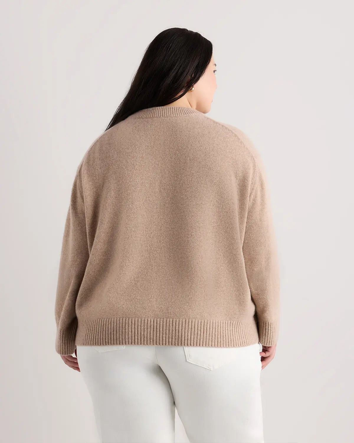 Mongolian Cashmere Oversized Crewneck Sweater - US 1184