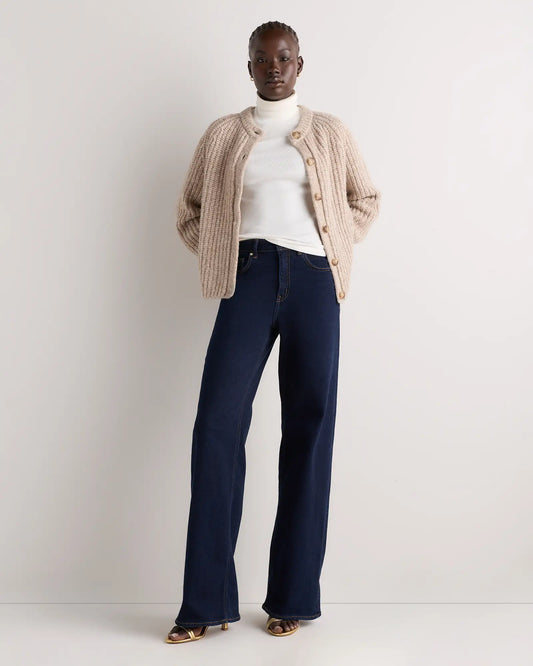 Lofty Baby Alpaca Chunky Crew Cardigan - US 9071