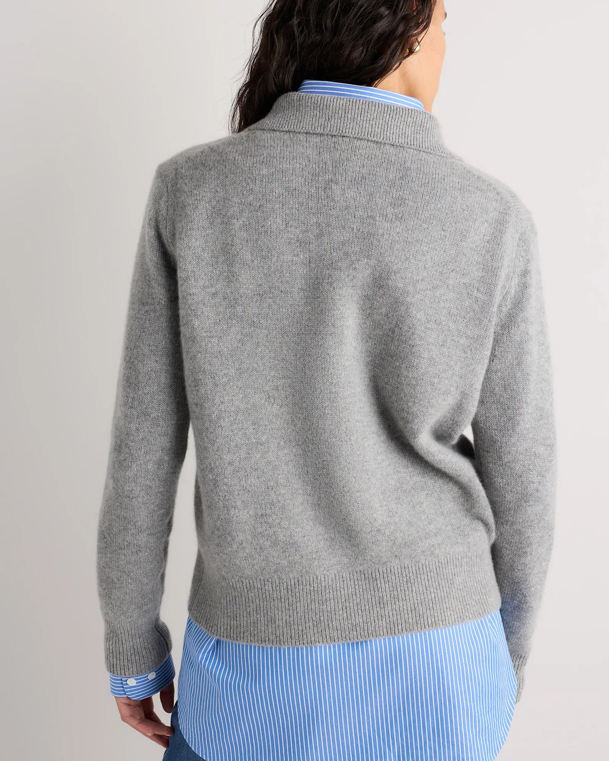 Mongolian Cashmere Button Polo Sweater - US 0530