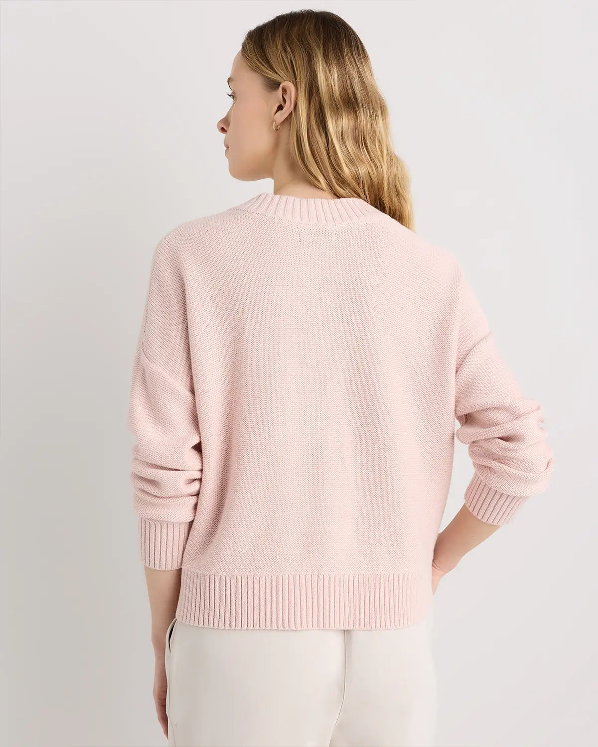 100% Organic Cotton Cropped Cardigan - US 0348