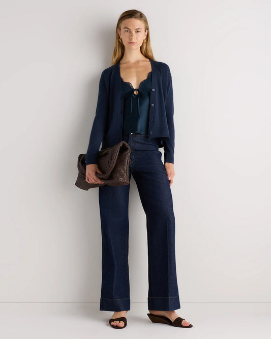 Lightweight Cotton Cashmere Cardigan - US 5172