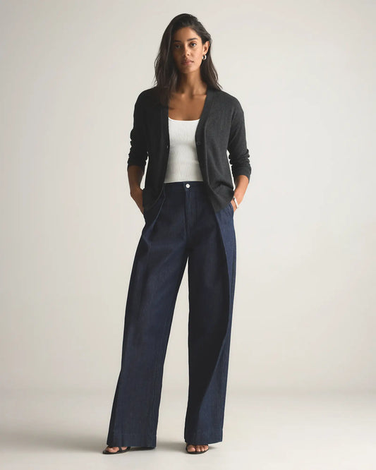 Lightweight Cotton Cashmere Cardigan - US 5296