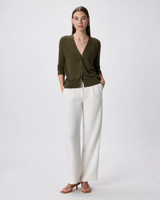 Lightweight Cotton Cashmere Cardigan - US 2738