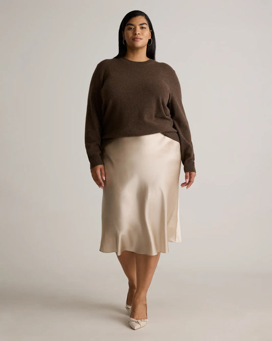 Mongolian Cashmere Crewneck Sweater - US 6445