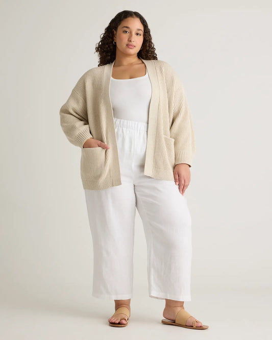 100% Organic Cotton Oversized Cardigan - US 9641
