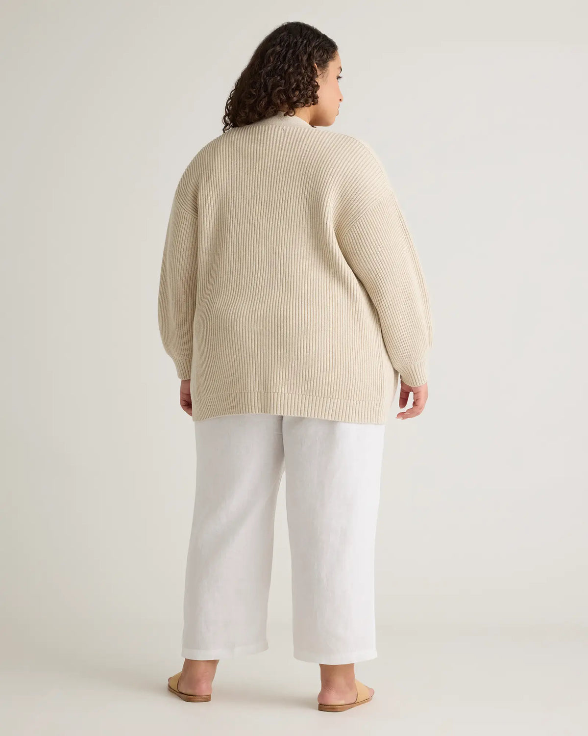 100% Organic Cotton Oversized Cardigan - US 9641