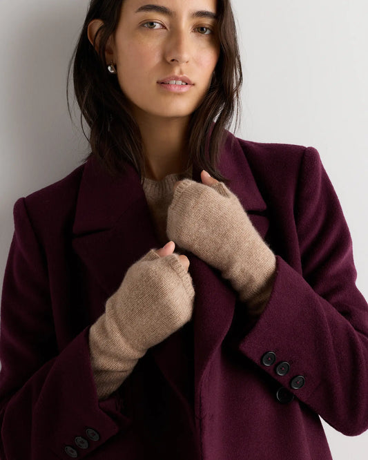 Mongolian Cashmere Fingerless Glove - US 9008
