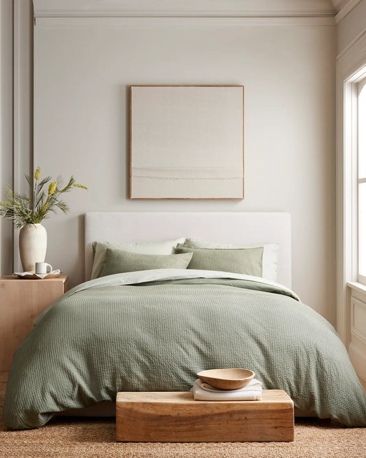 Organic Luxe Honeycomb Duvet Cover Set - US 9568