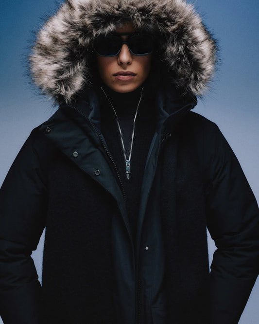 Responsible Down Hooded Long Parka - US 5619