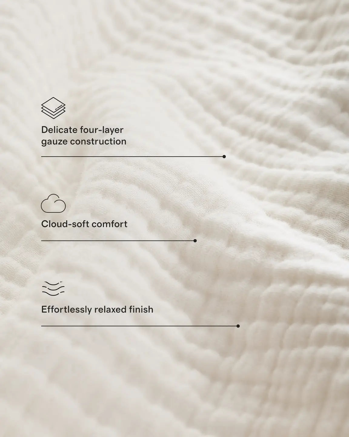 Organic Cotton Gauze Stripe Sham Set - US 6427