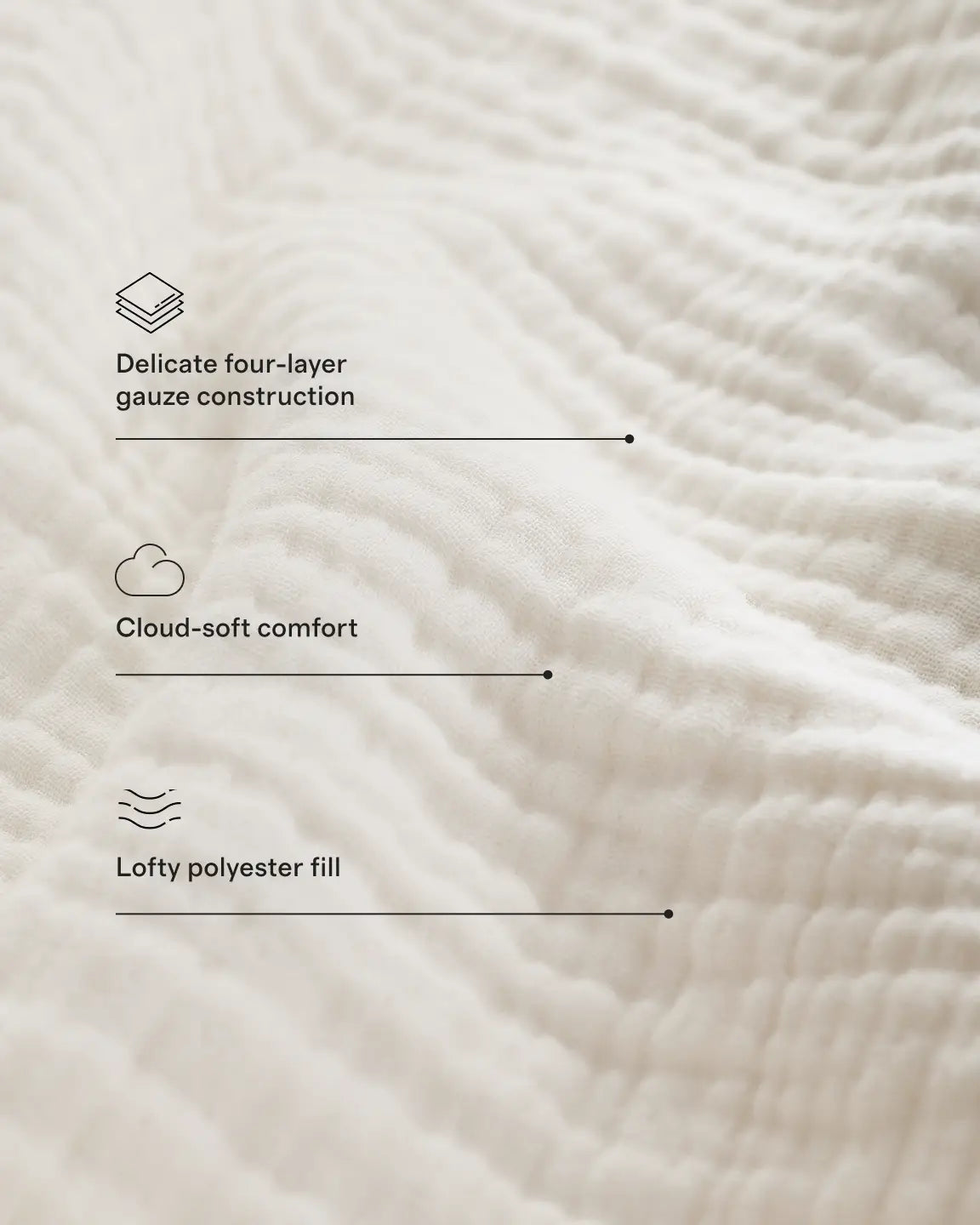 Organic Cotton Gauze Box Quilt - US 7199