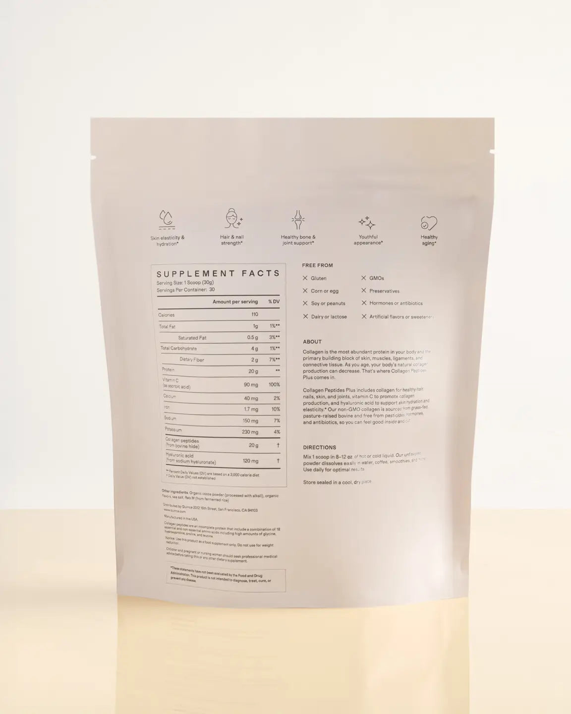 Grass-Fed Collagen Peptides Plus - US 3924