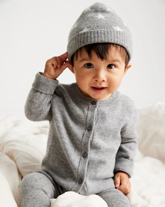 Washable Cashmere Beanie & Bootie Set - US 4877
