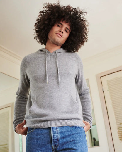 Mongolian Spring Cashmere Pullover Hoodie - US 0082