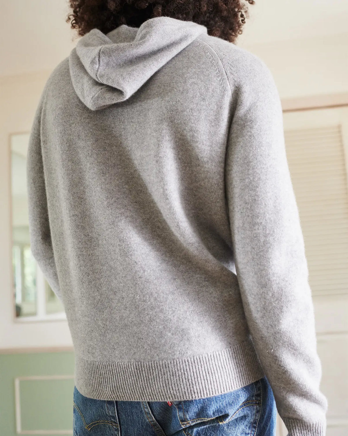 Mongolian Spring Cashmere Pullover Hoodie - US 0082