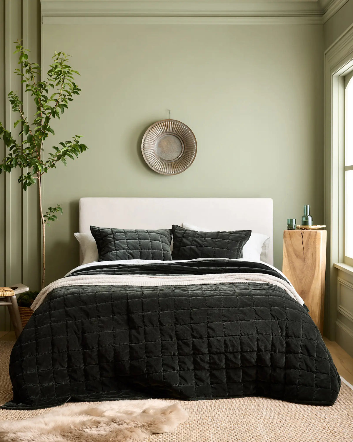 Cotton Velvet Box Quilt - US 6680