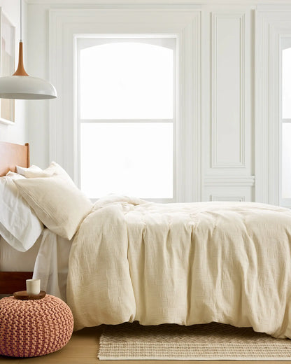 Checkered Matelasse Sham Set - US 5751