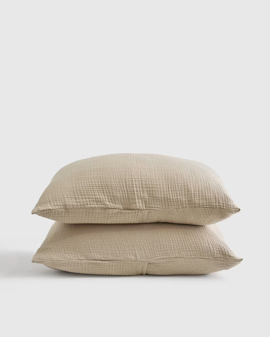 Organic Cotton Gauze Sham Set - US 8012