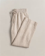 100% European Linen Wide Leg Pants - US 8469