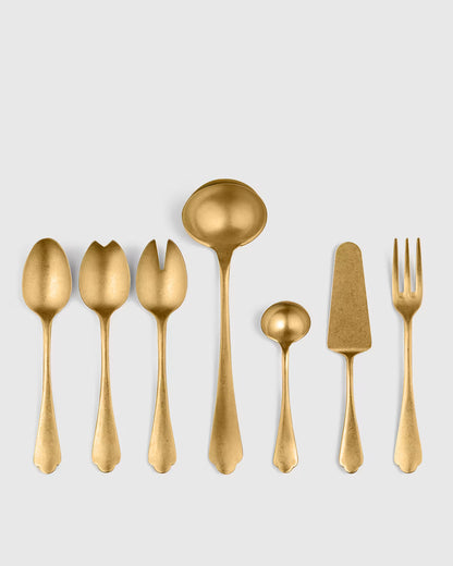 Dolce Vita 7-Pc Serving Utensil Set by Mepra - US 5255