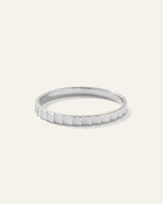 14k Gold Ridge Band - US 8217