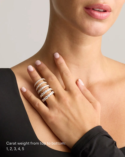 Lab Grown Diamond Round Eternity Band - US 4129