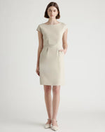 Ultra-Stretch Ponte Cap Sleeve Dress - US 0147