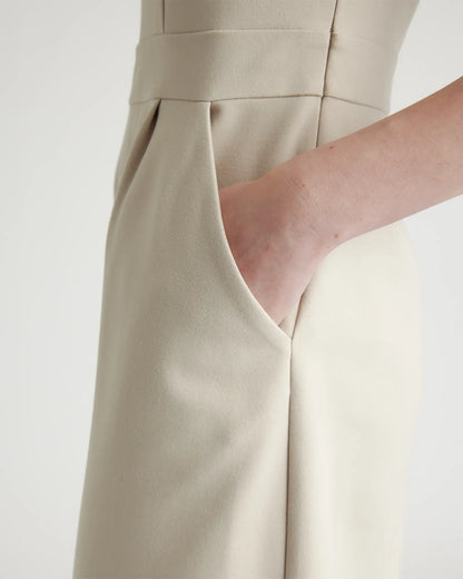 Ultra-Stretch Ponte Cap Sleeve Dress - US 0147