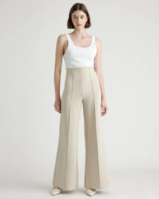 Ultra-Stretch Ponte Super Wide Leg Pants - US 3849