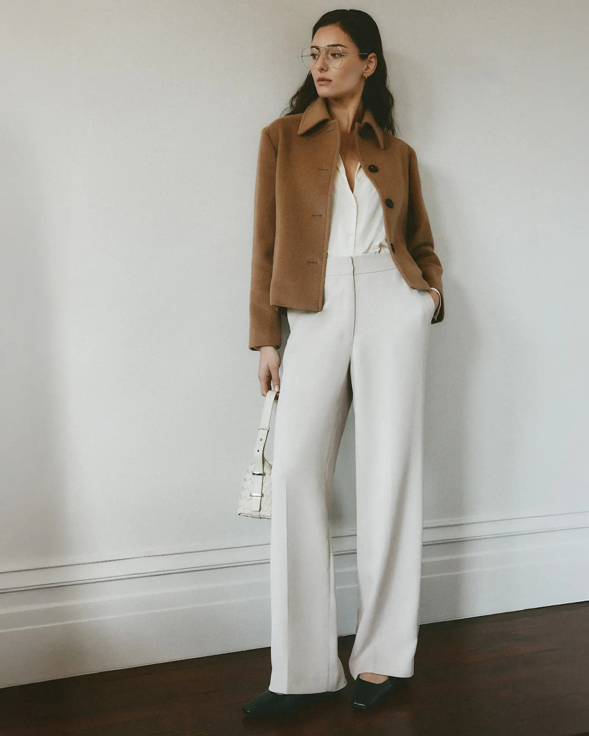 Wool Cashmere Short Coat - US 2309