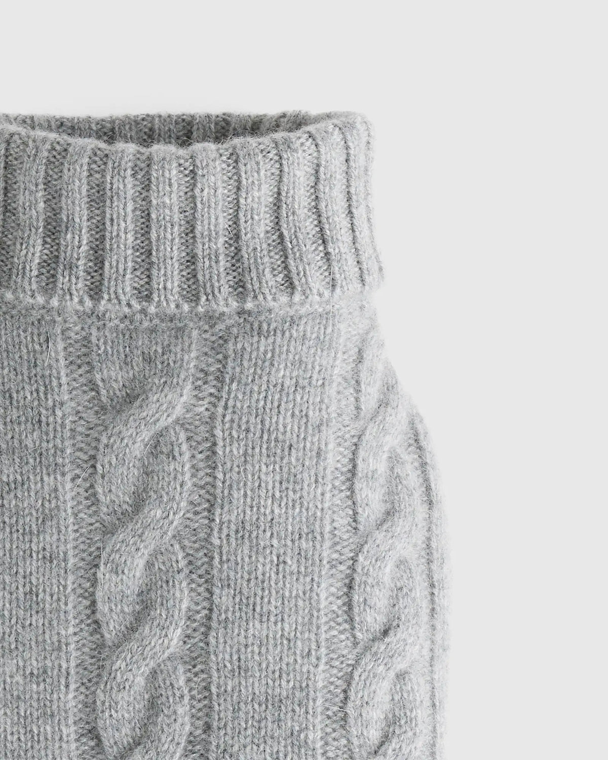 Mongolian Cashmere Cable Knit Dog Sweater - US 5576