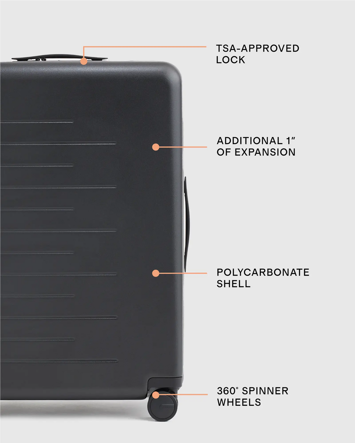 Expandable Medium Check-In Suitcase - US 3958