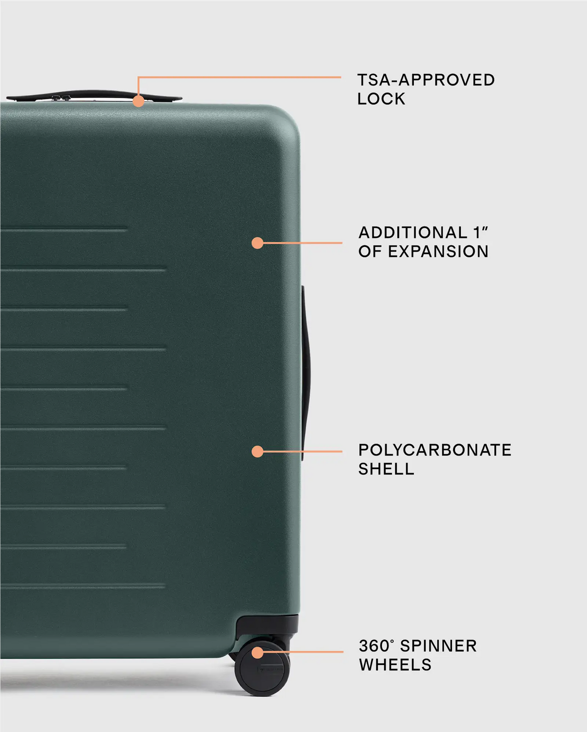 Expandable Medium Check-In Suitcase - US 4963