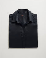 100% Washable Silk Three-Quarter Sleeve Shirt - US 9772