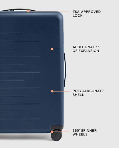 Expandable Large Check-In Suitcase - US 7904