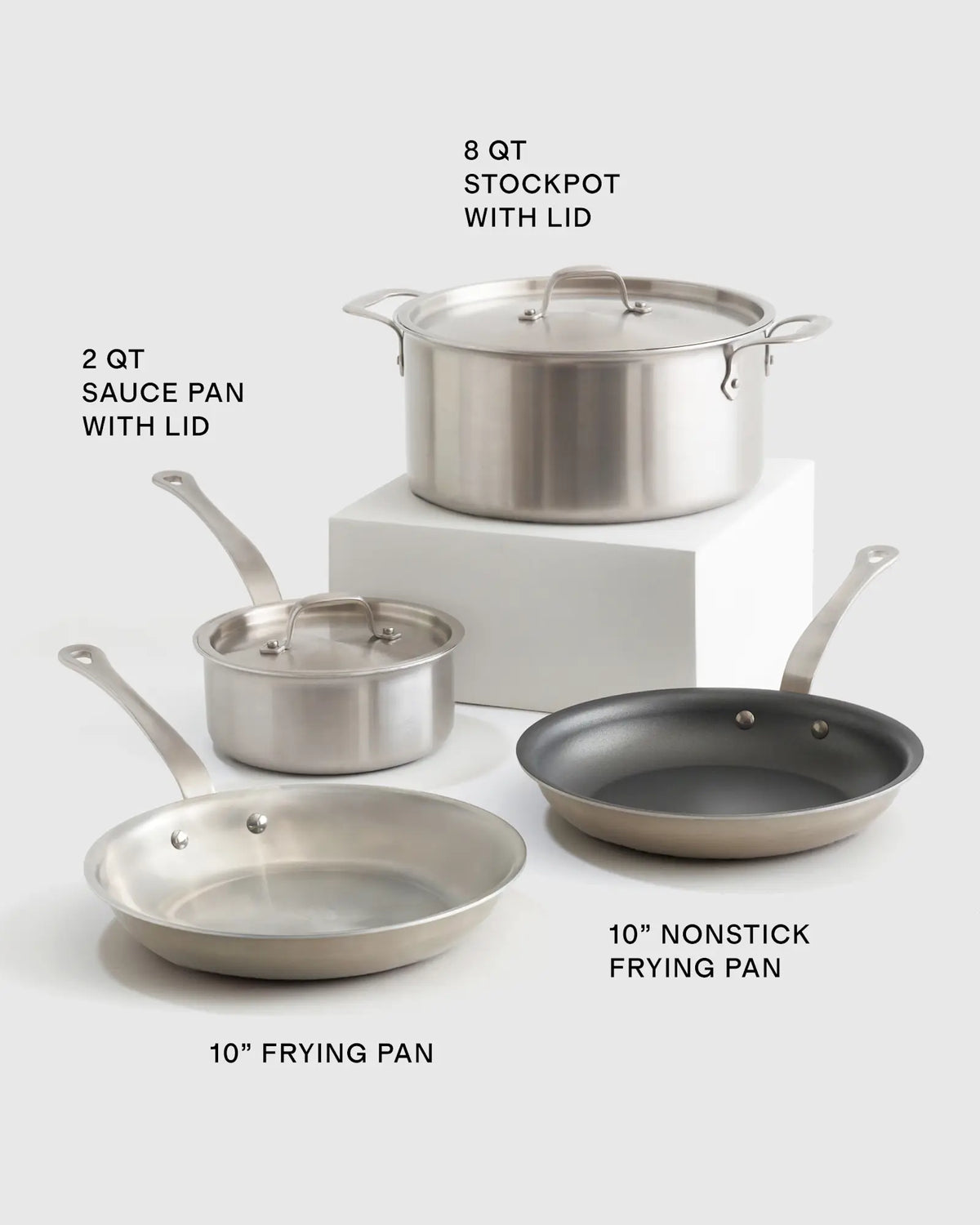 5-Ply Stainless Steel 6 Piece Cookware Set - US 3513
