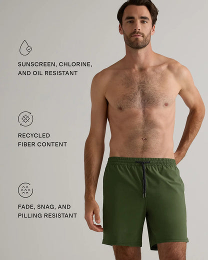 Italian Swim Trunks - 7" - US 9292