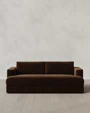 Sierra Curved Arm Sofa in Performance Velvet - US 5915