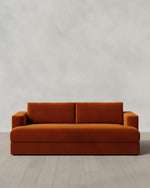 Sierra Curved Arm Sofa in Performance Velvet - US 2285