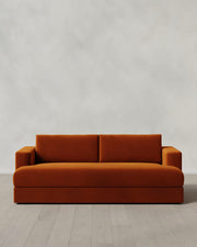 Sierra Curved Arm Sofa in Performance Velvet - US 2285