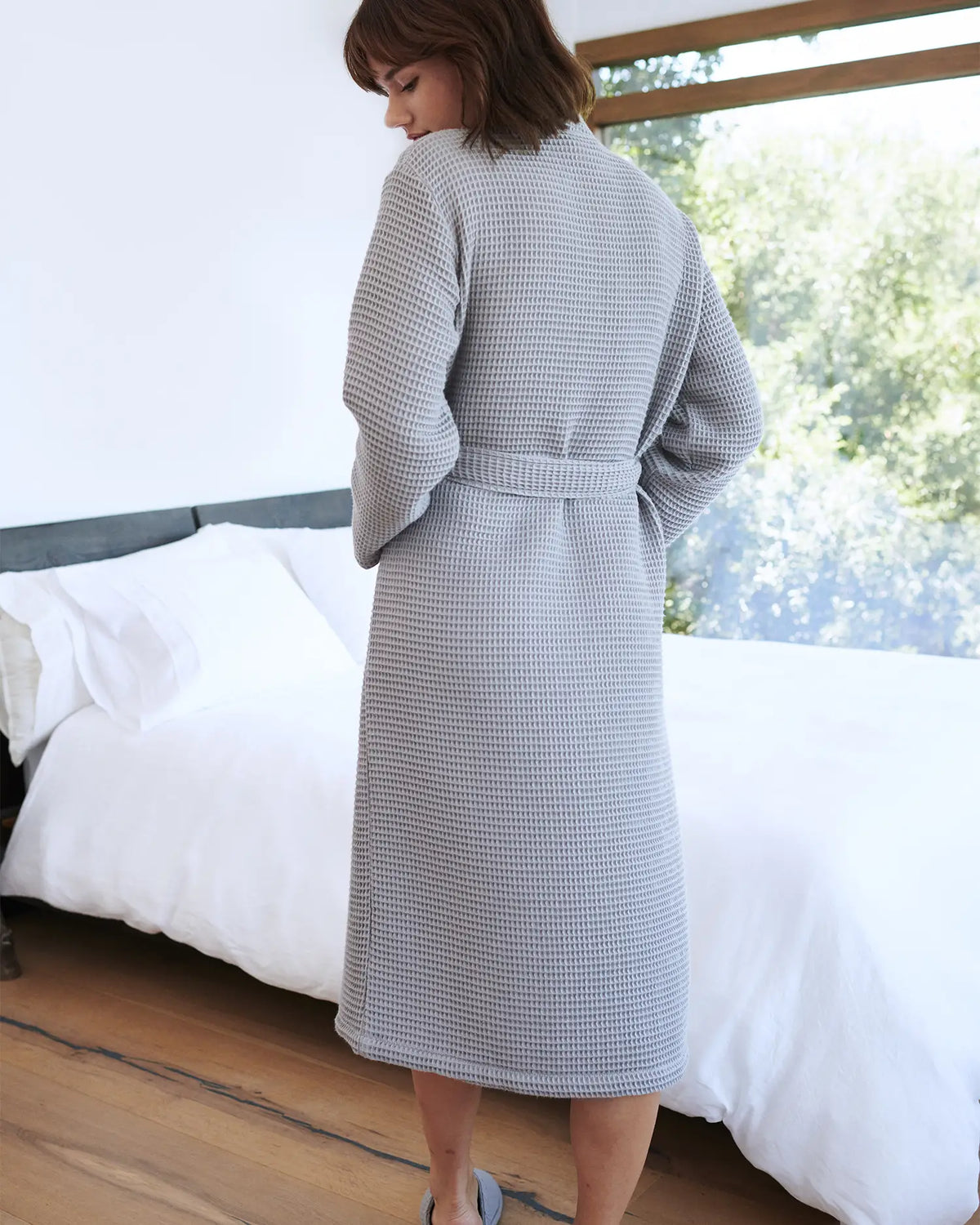 Organic Turkish Waffle Robe - US 0268