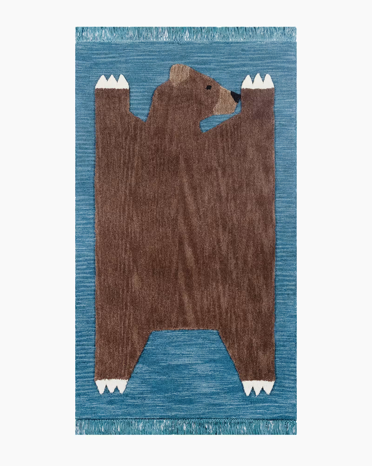 Playful Animals Hand-Tufted Wool Rug - US 1577