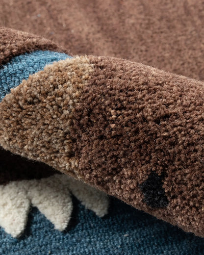 Playful Animals Hand-Tufted Wool Rug - US 1577