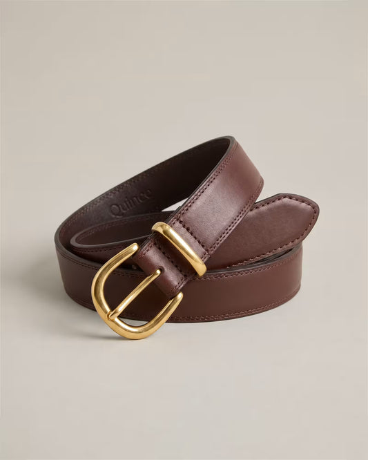 Allegra European Leather Belt - US 0469