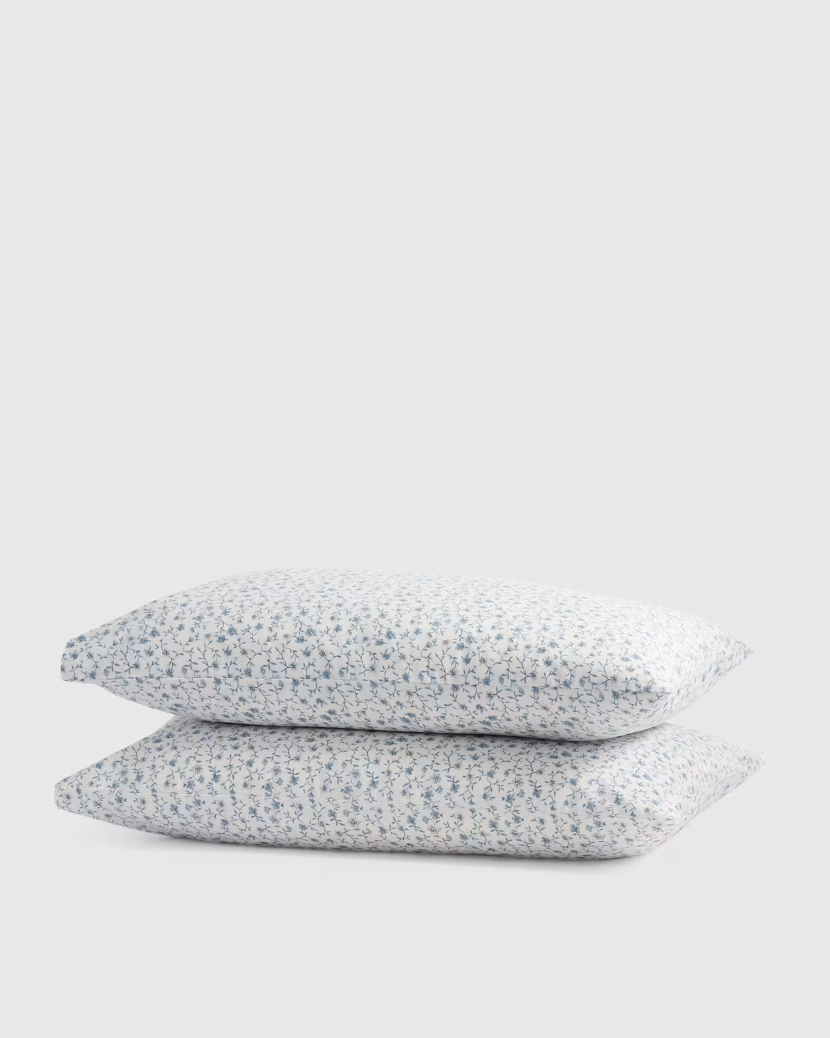 Organic Crisp Percale Floral Pillowcase Set - US 9619