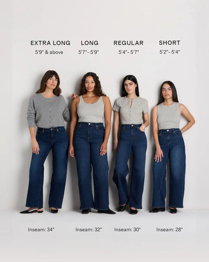 Bella Stretch Wide Leg Jeans - US 7516