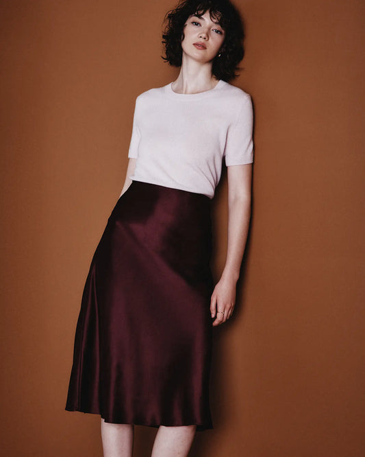 100% Washable Silk Skirt - US 4896